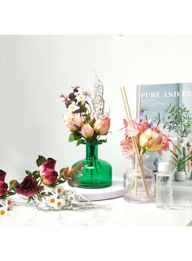 Blue Wind Chime Scented Artificial Flower Arrangement Kit with Vase - Image 1